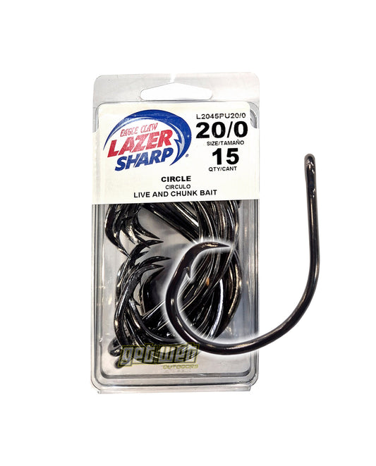 Eagle Claw L2040PU Circle Hook 25pc