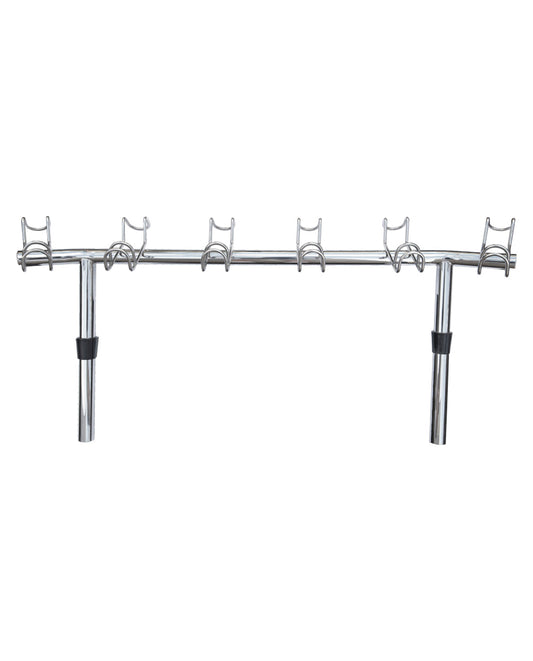 Wire 6 Way Rod Holder For Fibreglass Removable Bait Board