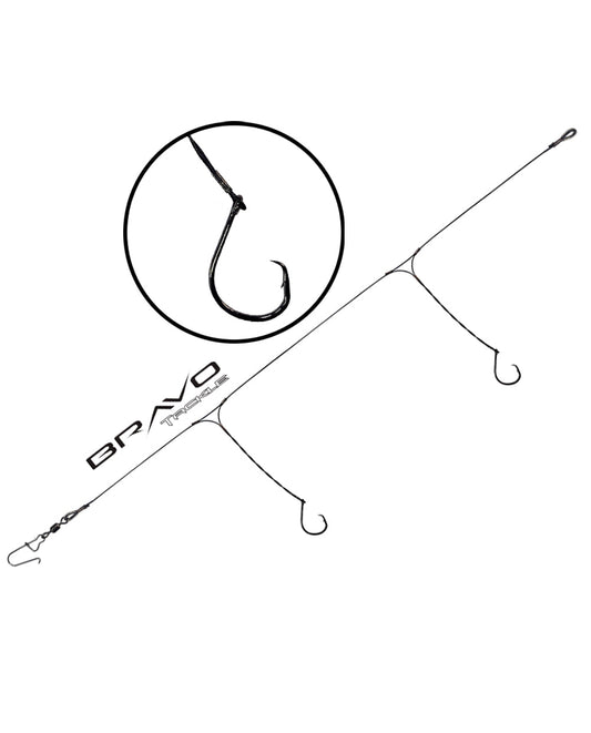 Wire Twisted Paternoster Toothy Shark Rig Circle Hook